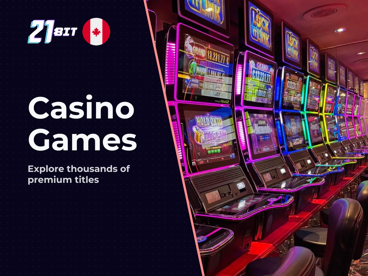 Slots, Jackpot Slots, and Table Games