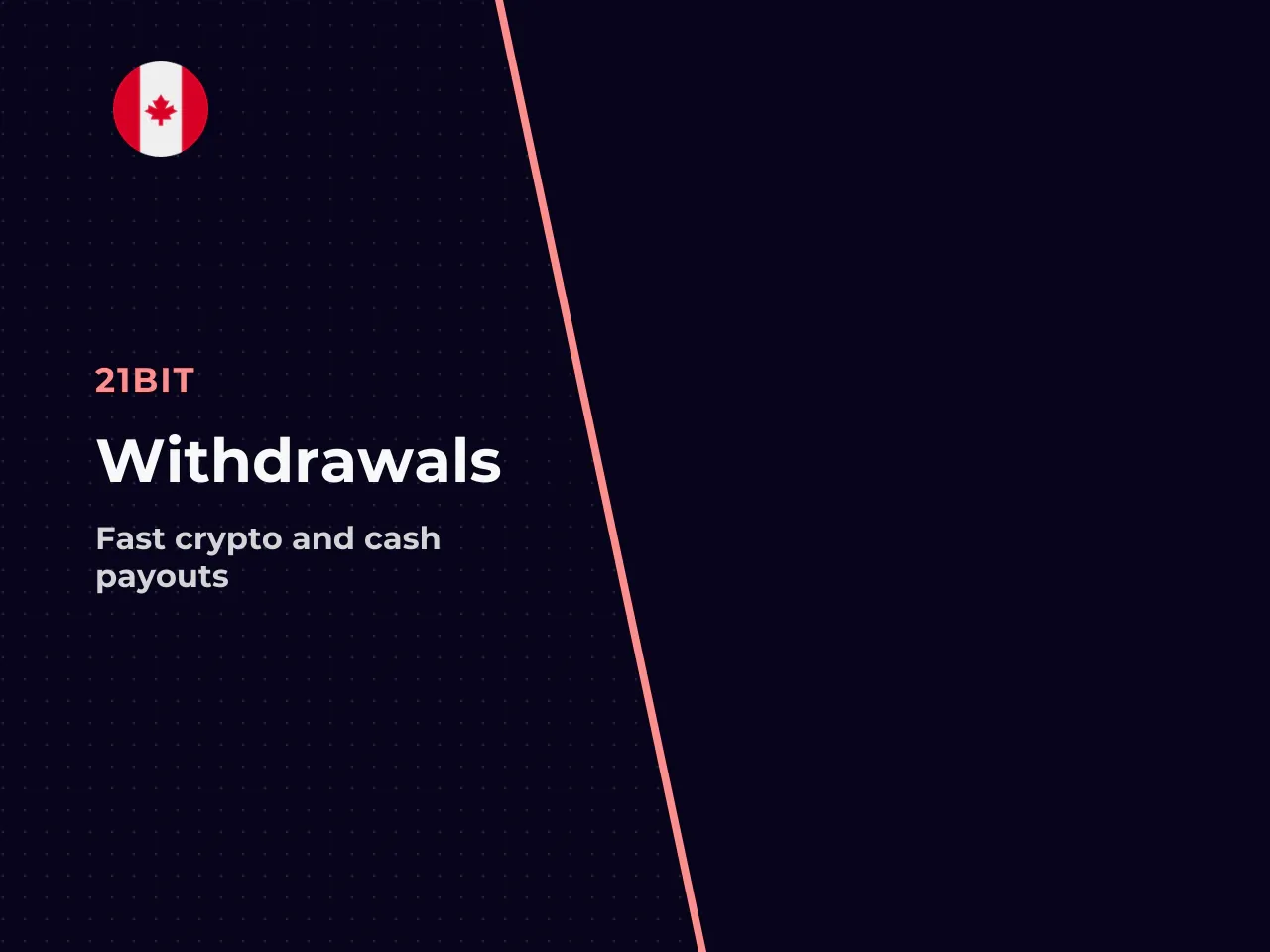 Crypto and other withdrawal methods. Crypto
