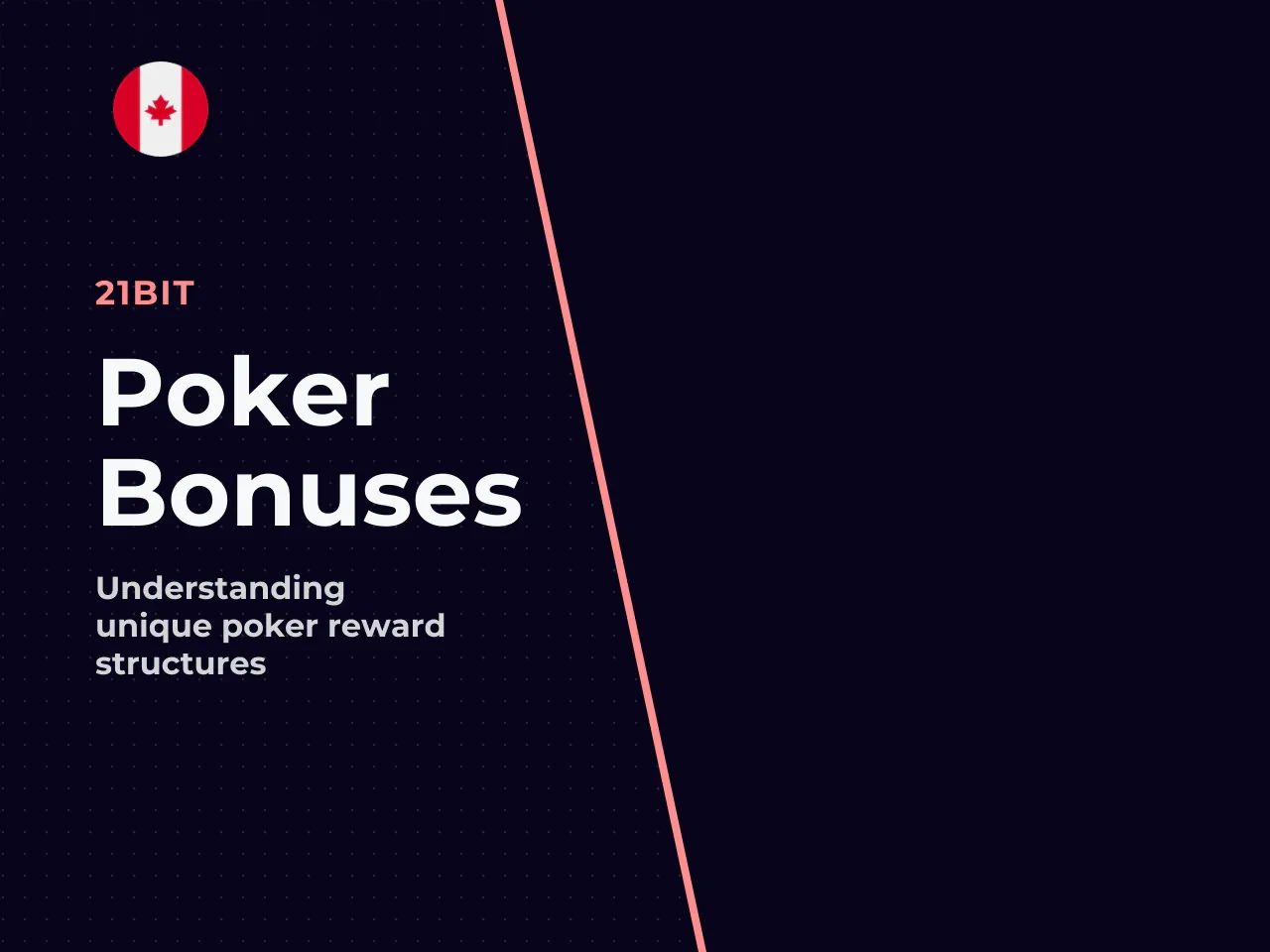 Why poker bonuses are not casino