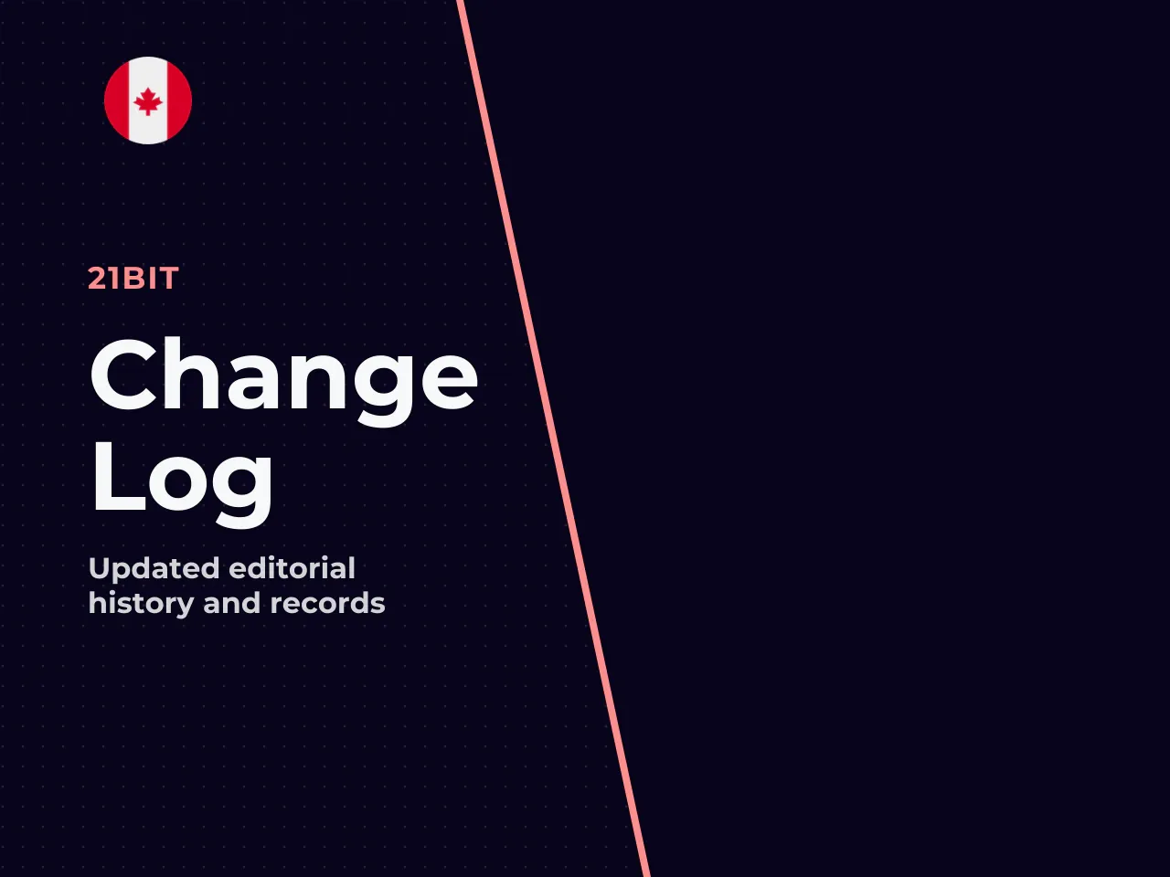 Appendix A editorial change log